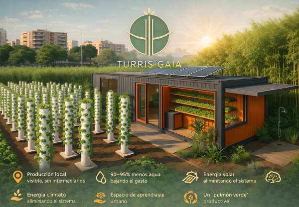 Imatge de capçalera de TURRIS GAIA – Cultivación Urbana