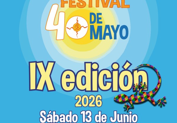 Imatge de capçalera de IX FESTIVAL 40 DE MAYO: ¡Celebramos 20 años de cultura y comunidad!