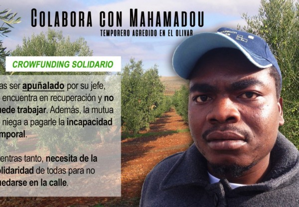 Imatge de capçalera de Caja solidaria de ayuda a Mahamadou