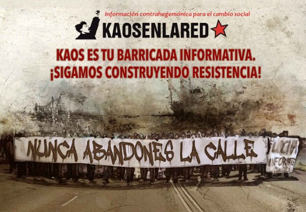 Imatge de capçalera de Kaos es tu barricada informativa. ¡Sigamos construyendo resistencia!