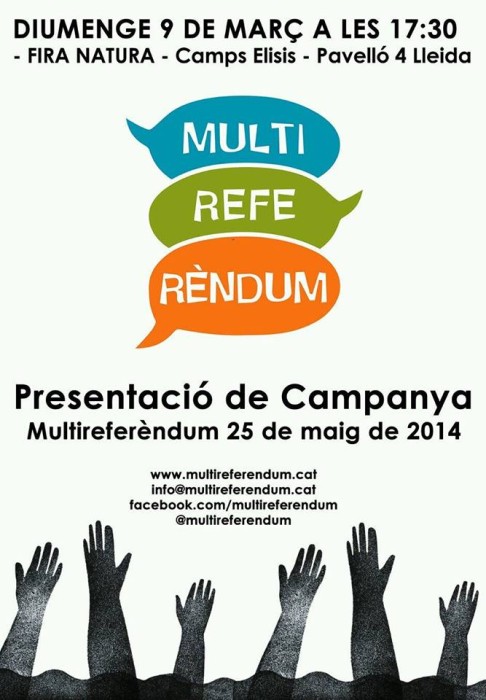 Presentació del Multireferèndum a Lleida